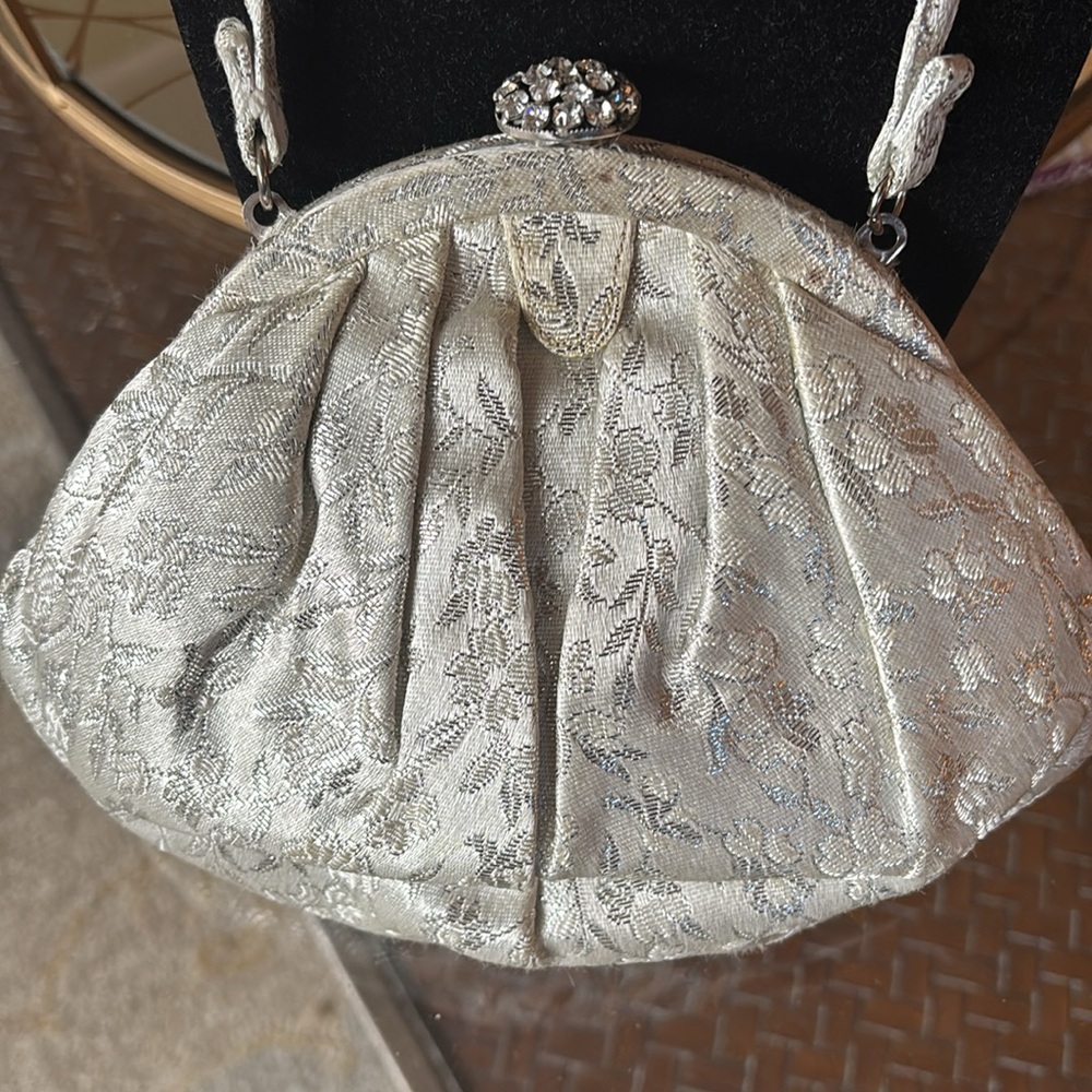 Vintage Elegant Silver Women's Bag